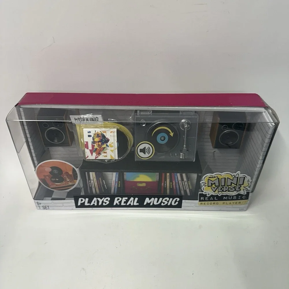 Mini verse real music record player new MGA's vinyl working